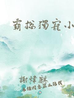 霸总独宠小娇妻 霸总独宠小娇妻