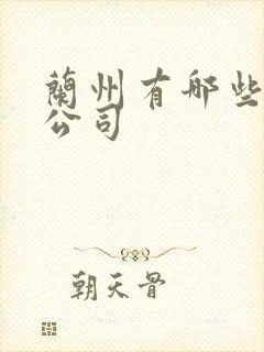 兰州有哪些租车公司