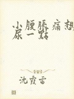 小腹胀痛想尿又尿一点