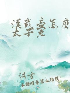 汉武帝怎么知道太子冤