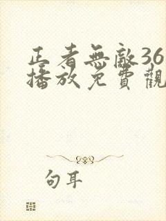 正者无敌36集播放免费观看