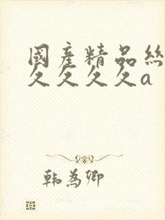 国产精品丝袜久久久久久a