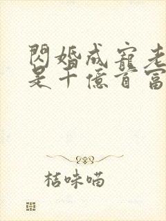 闪婚成宠老公竟是千亿首富 闪婚成宠老公竟是千亿首富