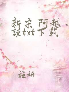 新宋 阿越 小说txt下载
