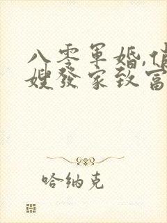 八零军婚,俏军嫂发家致富养崽崽