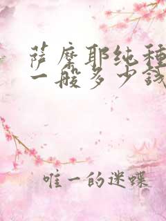 萨摩耶纯种幼犬一般多少钱一只