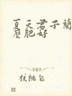 夏天君子兰施什么肥好