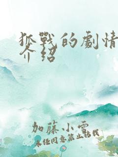 狐战的剧情分集介绍