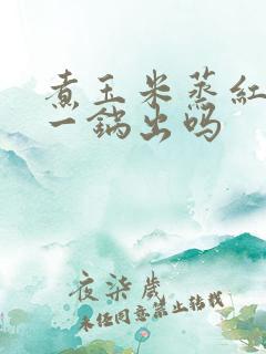 煮玉米蒸红薯能一锅出吗