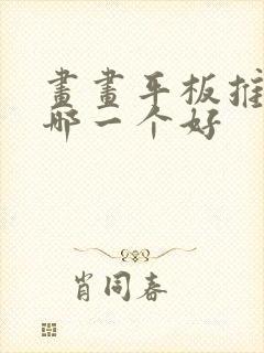 画画平板推荐买哪一个好