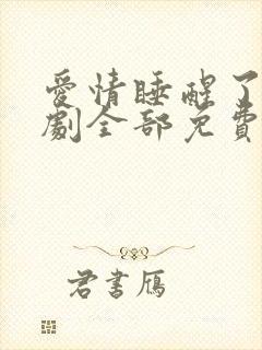 爱情睡醒了电视剧全部免费 爱情睡醒了电视剧全部免费