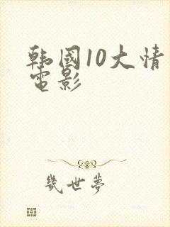 韩国10大情色电影