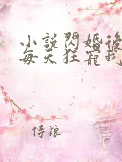 小说闪婚后大叔每天狂宠我