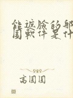 能遮脸的那个p图软件是什么