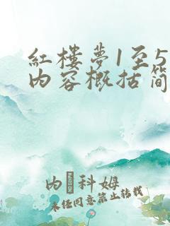 红楼梦1至5回内容概括简短