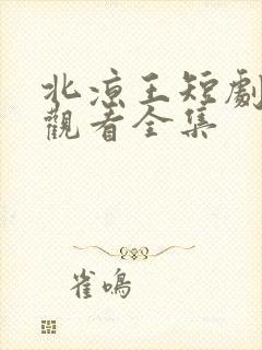 北凉王短剧免费观看全集 北凉王短剧免费观看全集
