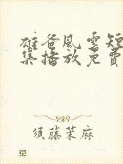 雄爸风云短剧全集播放免费