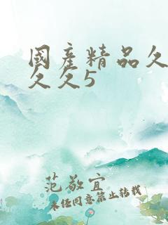 国产精品久久久久久5 国产精品久久久久久5