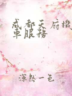 成都天府机场租车服务 成都天府机场租车服务