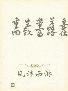重生带着妻儿走向致富路在线看
