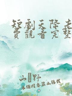 短剧天降老婆免费观看完整版