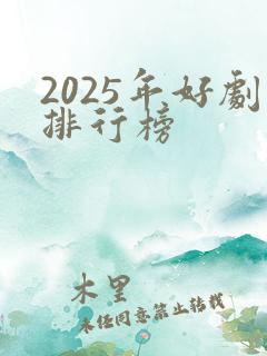 2025年好剧排行榜