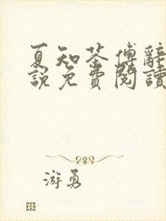 夏知茶傅辞与小说免费阅读 夏知茶傅辞与小说免费阅读