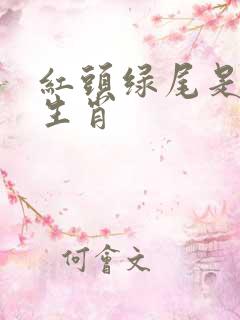 红头绿尾是什么生肖