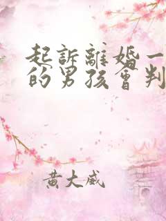 起诉离婚一岁多的男孩会判给谁