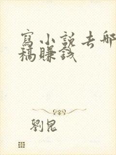 写小说去哪里投稿赚钱