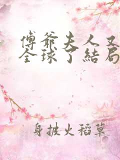 傅爷夫人又惊艳全球了结局