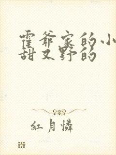 霍爷家的小祖宗甜又野的