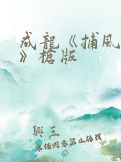 成龙《捕风追影》枪版