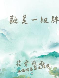 欧美一级胖妇 欧美一级胖妇