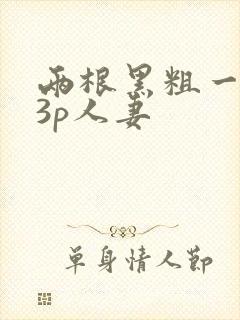 两根黑粗一起进3p人妻