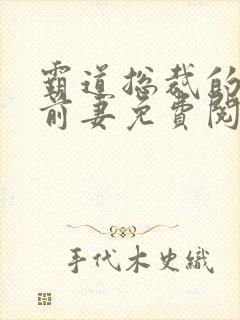 霸道总裁的替身前妻免费阅读全文