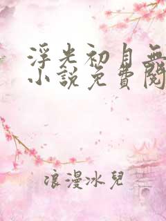浮光初月无归期小说免费阅读