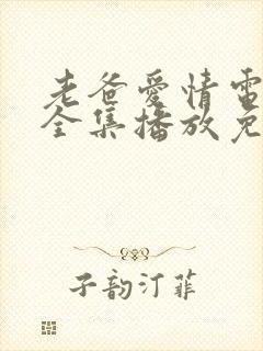老爸爱情电视剧全集播放免费观看