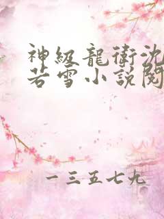 神级龙卫沈浪苏若雪小说阅读