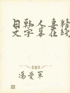 日韩人妻精品中文字幕在线