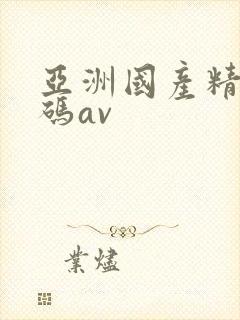 亚洲国产精品乱码av