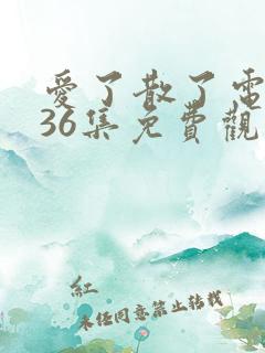 爱了散了电视剧36集免费观看