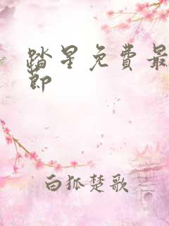 踏星免费最新章节