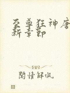 至尊狂神唐龙最新章节