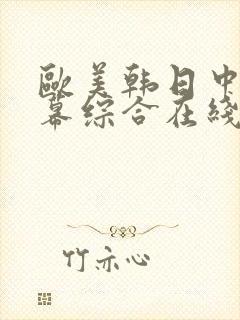 欧美韩日中文字幕综合在线观看