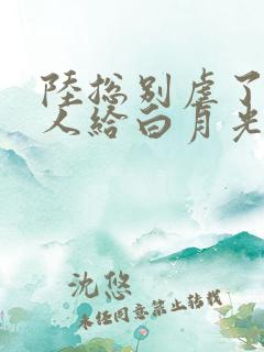 陆总别虐了,夫人给白月光让位了
