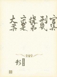 大宋提刑官李唐案是第几集