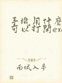 手机用什么软件可以打开exe文件