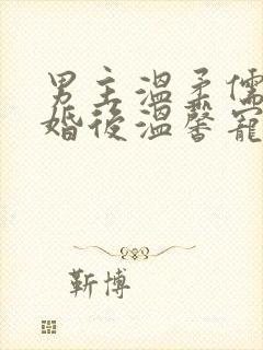 男主温柔儒雅的婚后温馨宠文 男主温柔儒雅的婚后温馨宠文