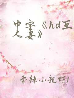 中字《hd互换人妻》